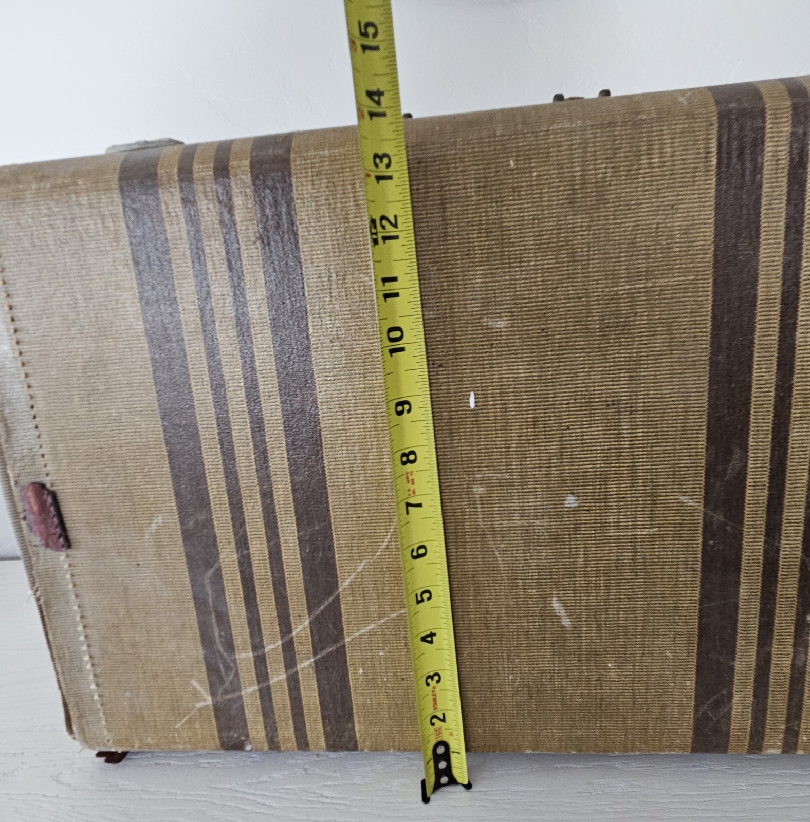 Vintage 1940s Mid Century Suitcase For Decor Or Play Props