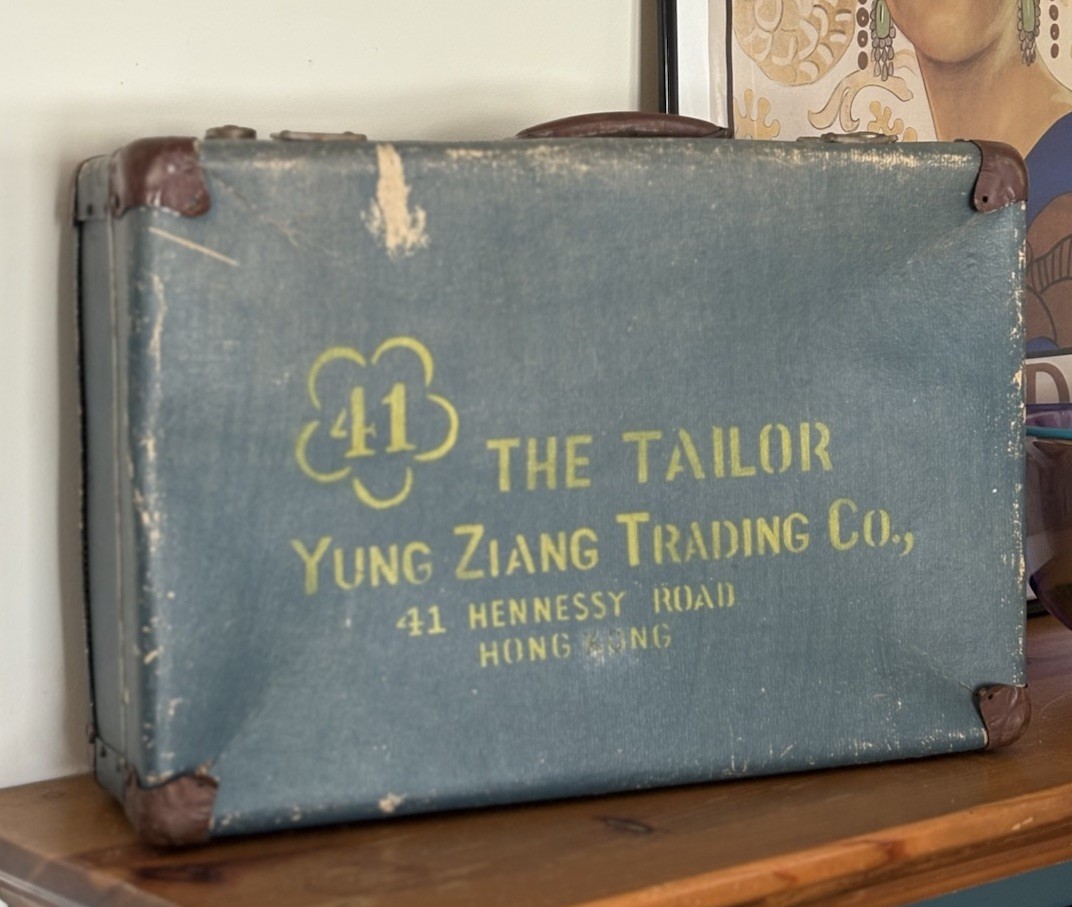 Vintage Hong Kong Tailor Suitcase Trunk – Yung Ziang Trading Co., 41 Hennessy Rd