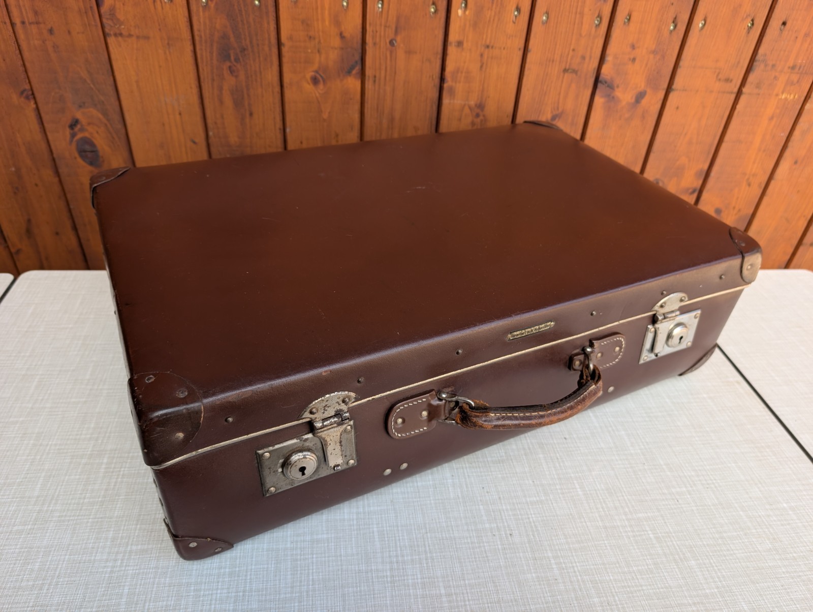 Vintage Suitcase Retro Travel Case 1950s 1960s Mid Century 4