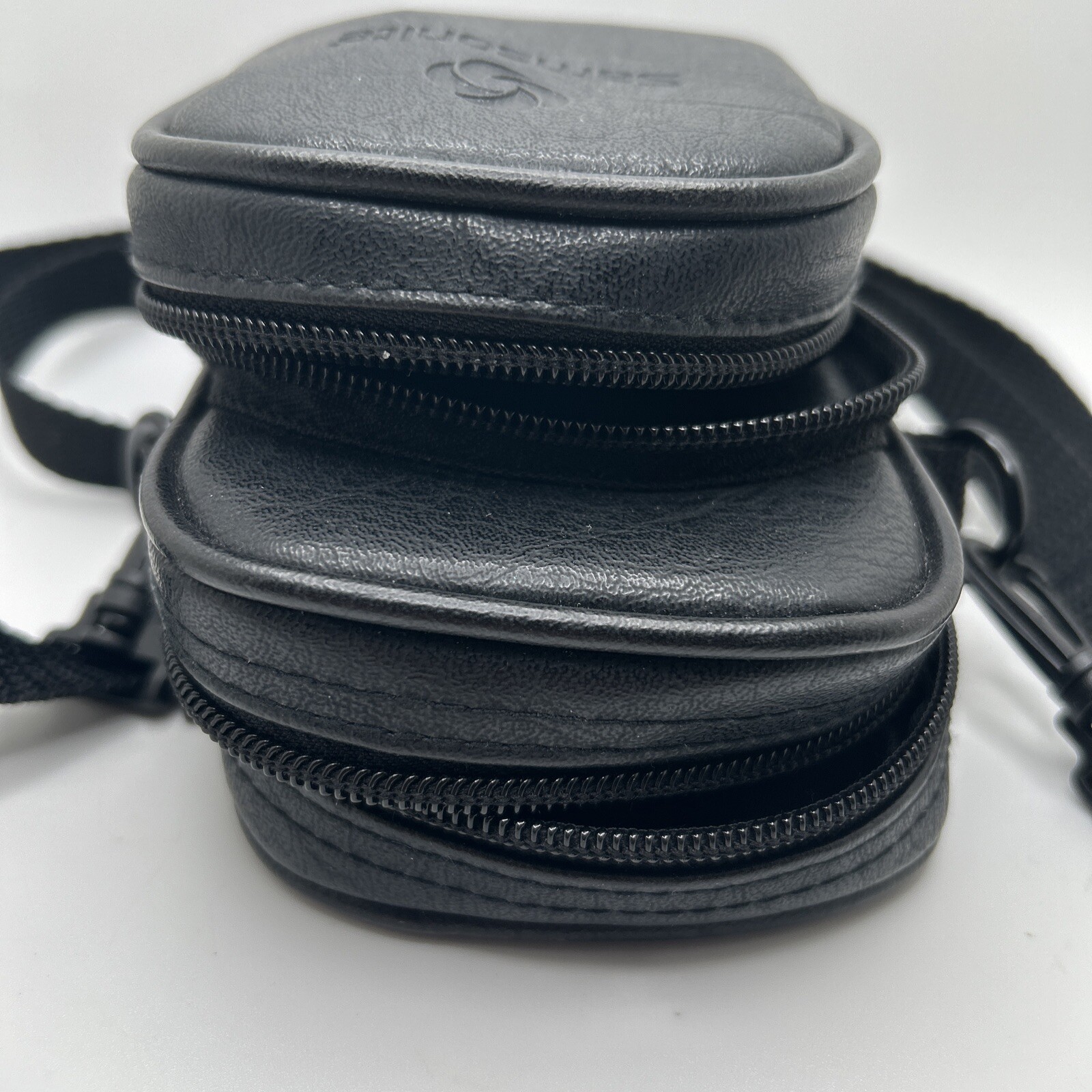 Samsonite Shoulder Travel Bag Camera Carry Case Black Vintage Adjustable Strap