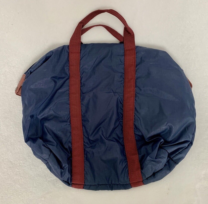 Vintage 80’s Pierre Cardin Navy & Maroon Travel Bag