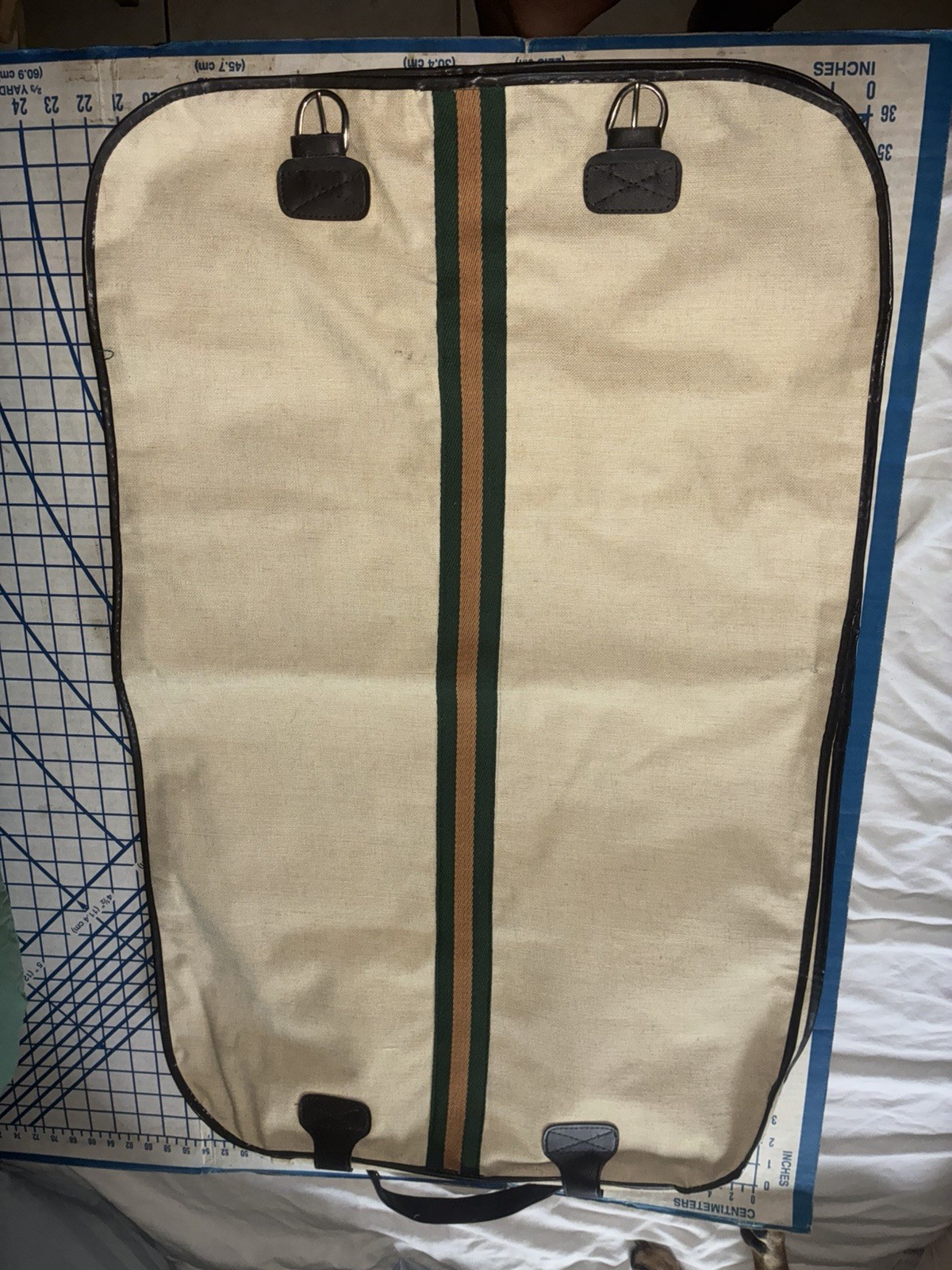 Vintage Canvas Travel Garment Folding Bag/case