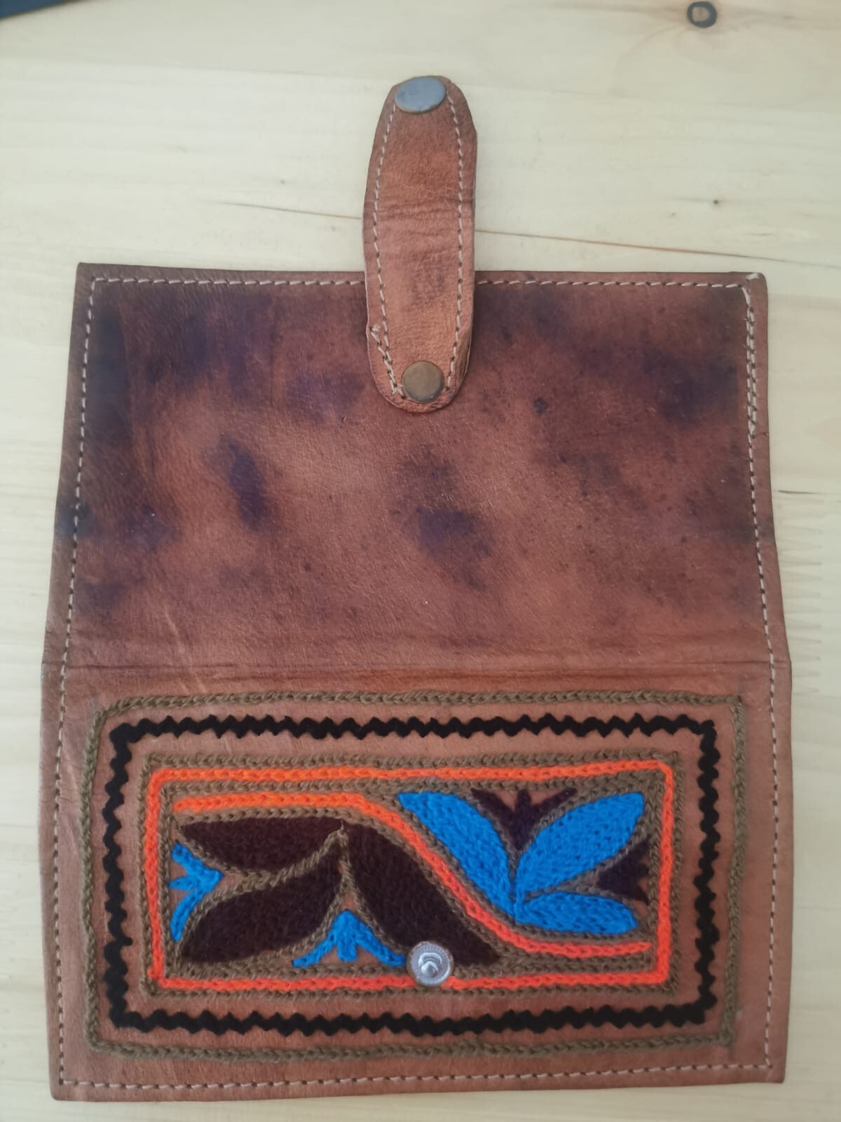 Particular Leather Handmad Wallet Zipper Card And Money Holder Genuine Purse