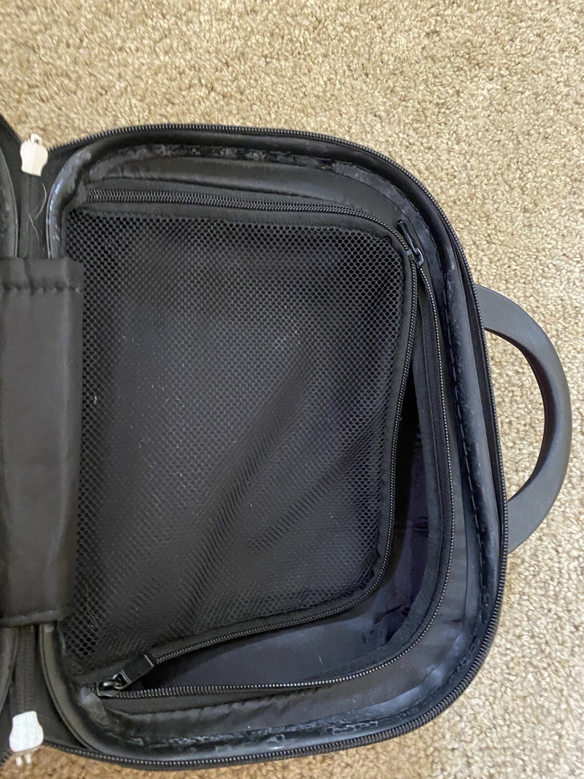 Hello Kitty Small Hard Case Luggage with Handles Child Makeup Carry On 9” x 12”