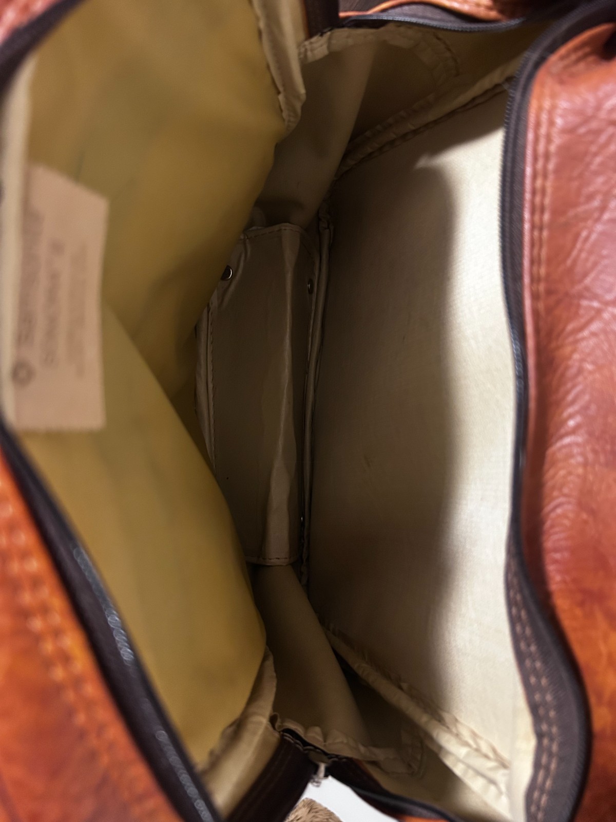 Samsonite Sonora II Vintage Womens Shoulder Messenger Bag Brown Vegan Leather