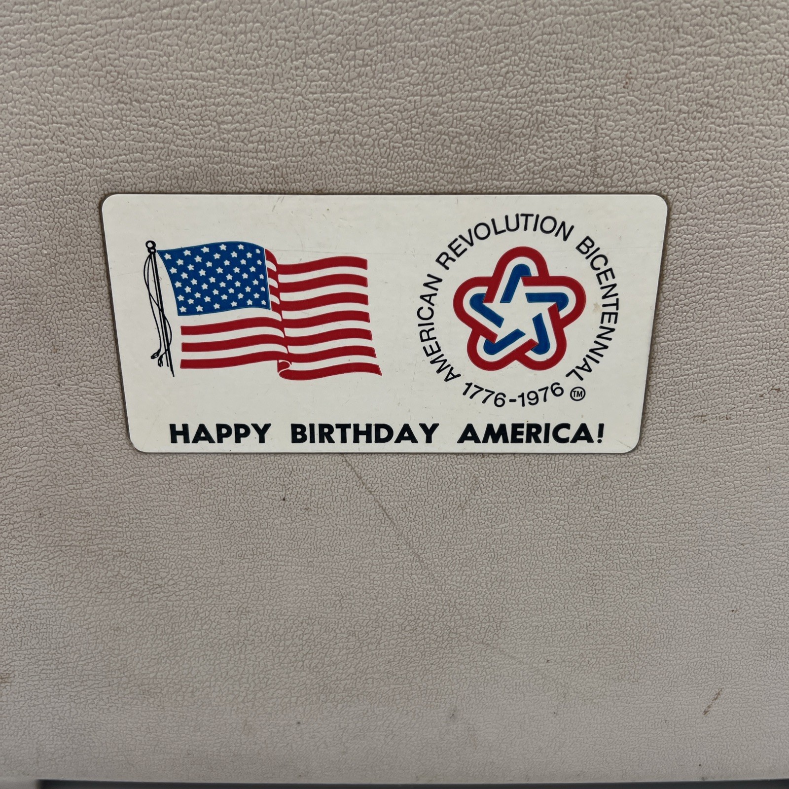 Vintage Samsonite “HAPPY BIRTHDAY AMERICA “ Slimline Briefcase