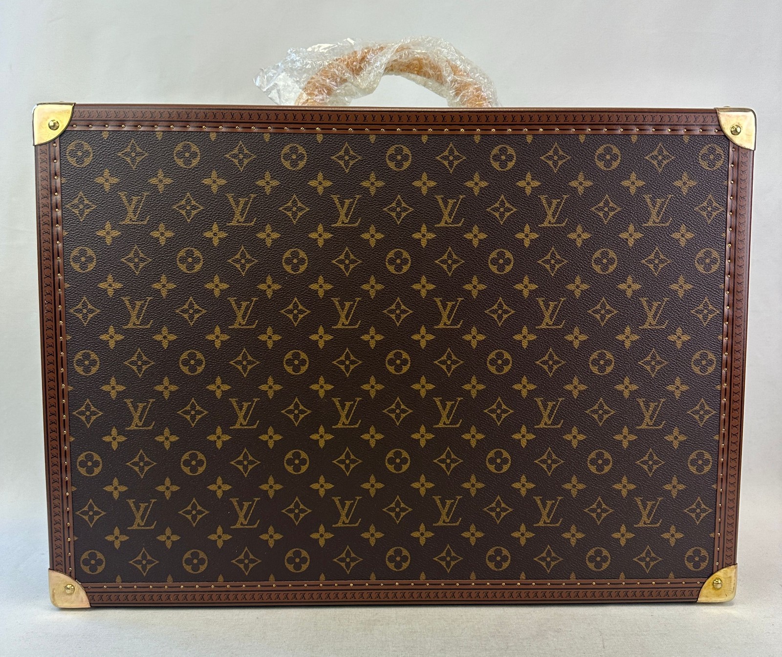 NEW LOUIS VUITTON Bisten 55 Monogram Canvas Trunk Case Luggage Travel M21327