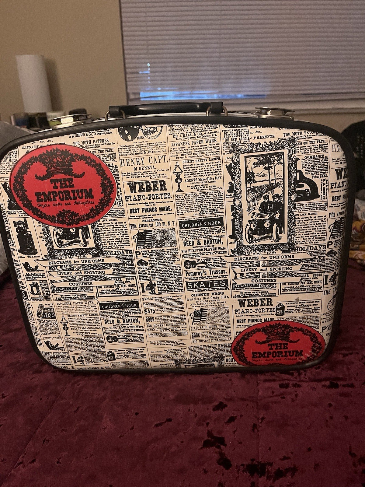The Vintage Tourist “The Emporium “ Hard Cover Suitcase