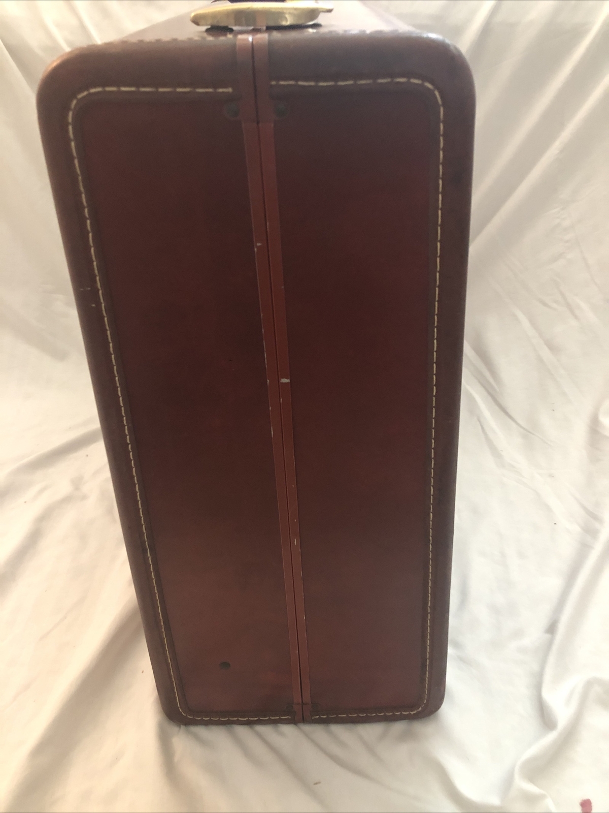 Vintage Brown Samsonite Taper Side Large Suitcase Luggage Shwayder Model 4937