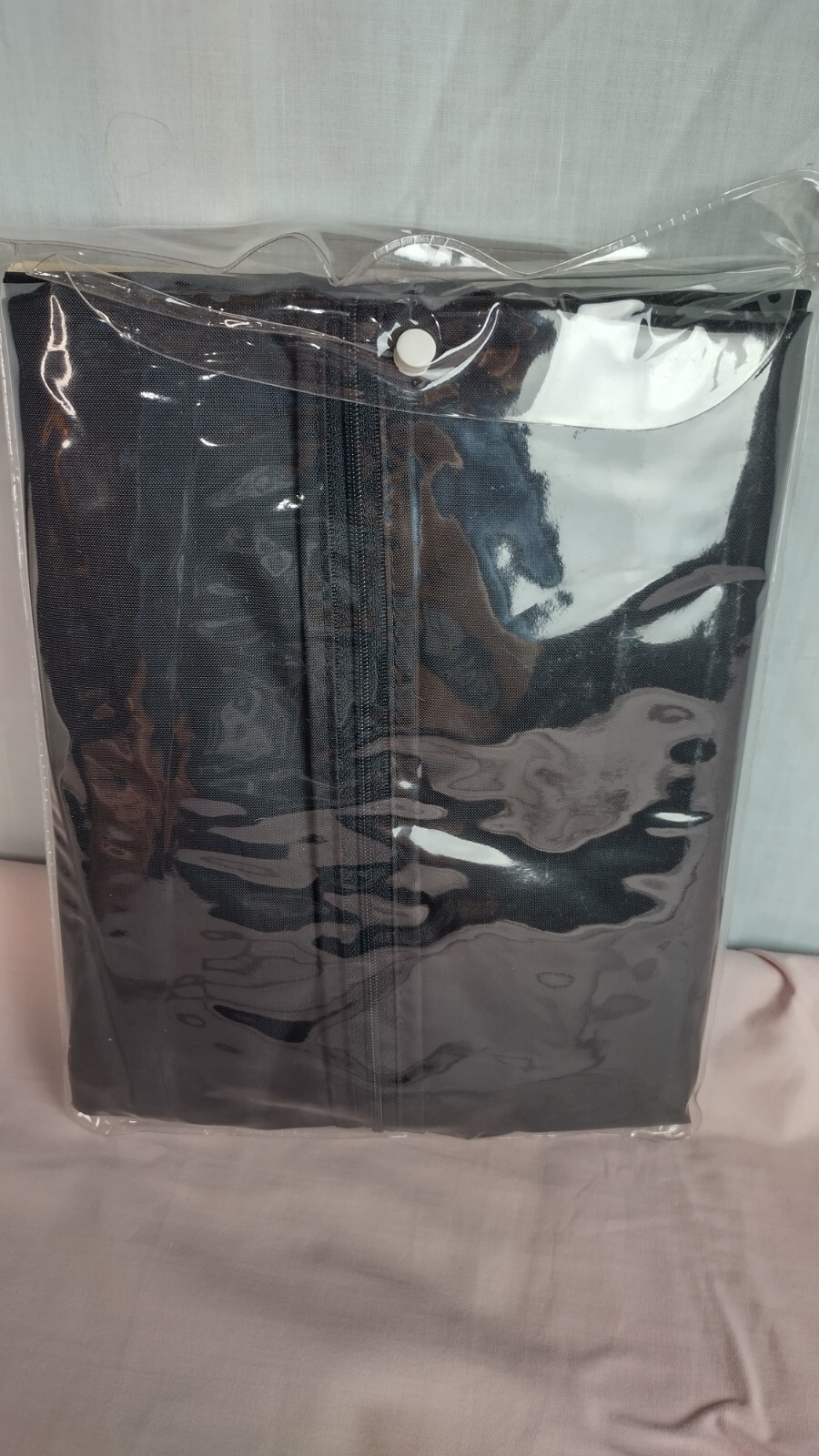 Vtg Concourse Women’s Travel Garment Bag Kmart New Old Stock 1980s Black Vyanl