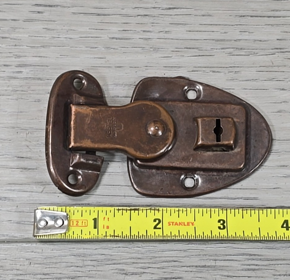 Vintage Neevel Kansas City Trunk Latch Suitcase Train Case Catch Lock – No Key