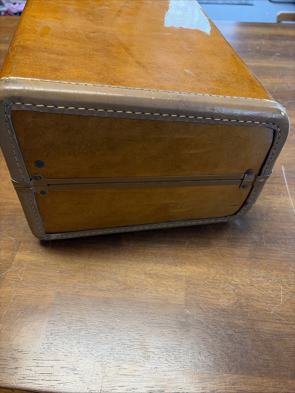 Samsonite Shwayder Bros. Brown Denver Detroit Brown Leatherette Carry On Case