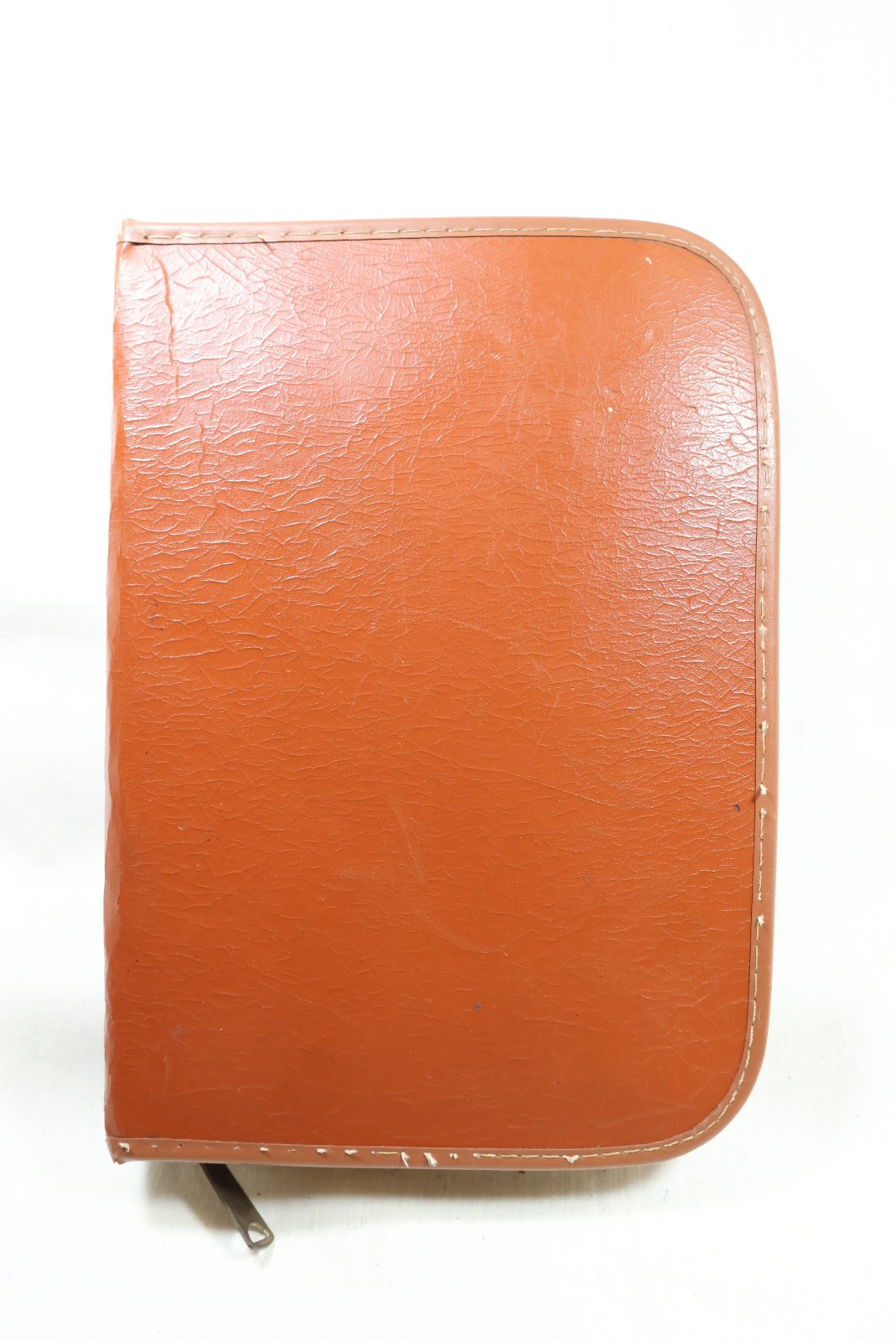 Travel Case for Mens Toiletry Zippered Vintage VTG leather 9″ x 6″ size w/ acces