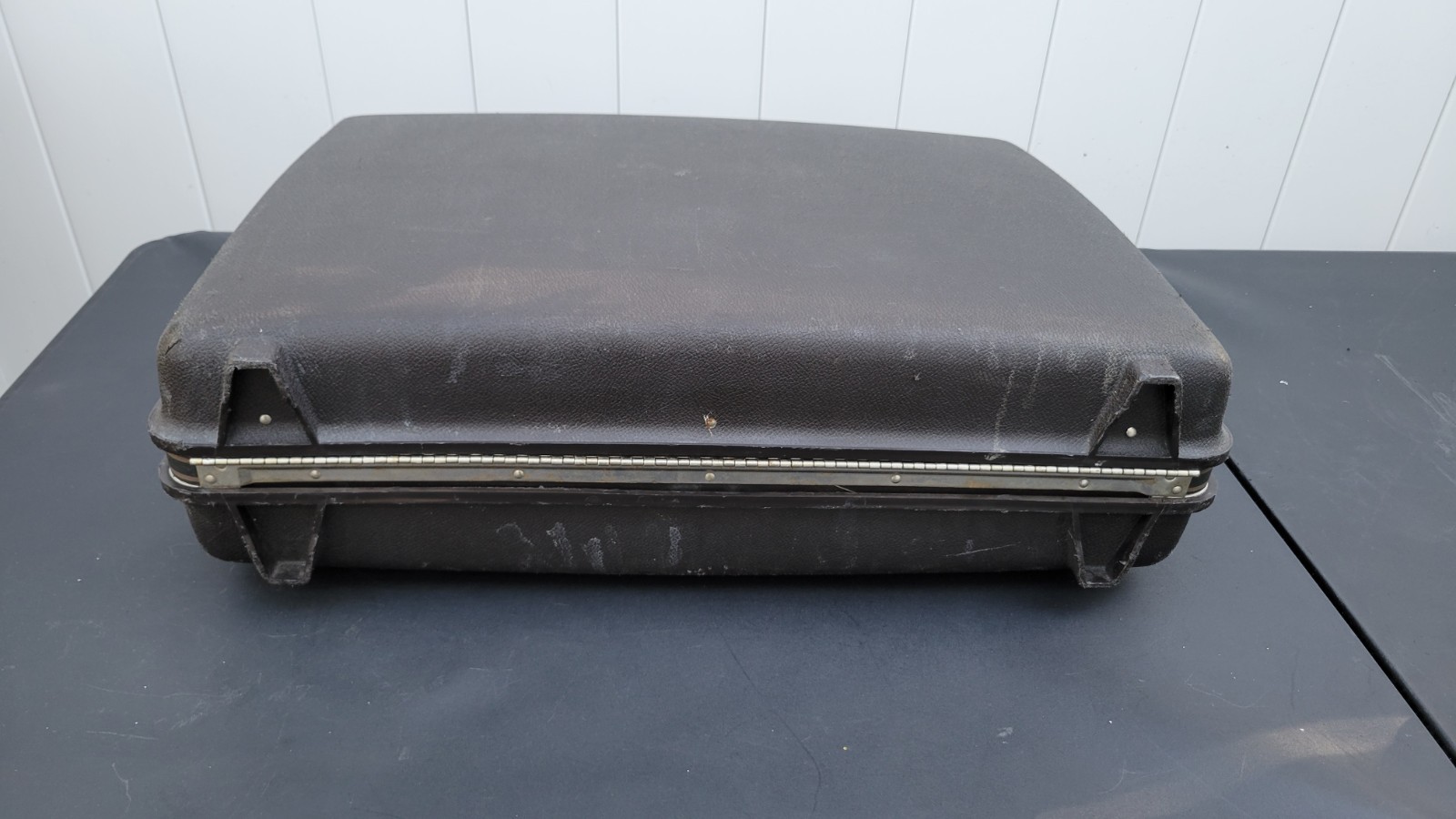 Vintage Samsonite Concord Brown Hard Shell Suitcase Travel Case 21” USA Classic