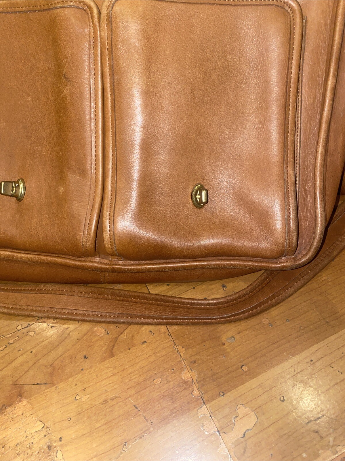 COACH Vintage NYC British Tan Briefcase Satchel Briefbag – Unisex –