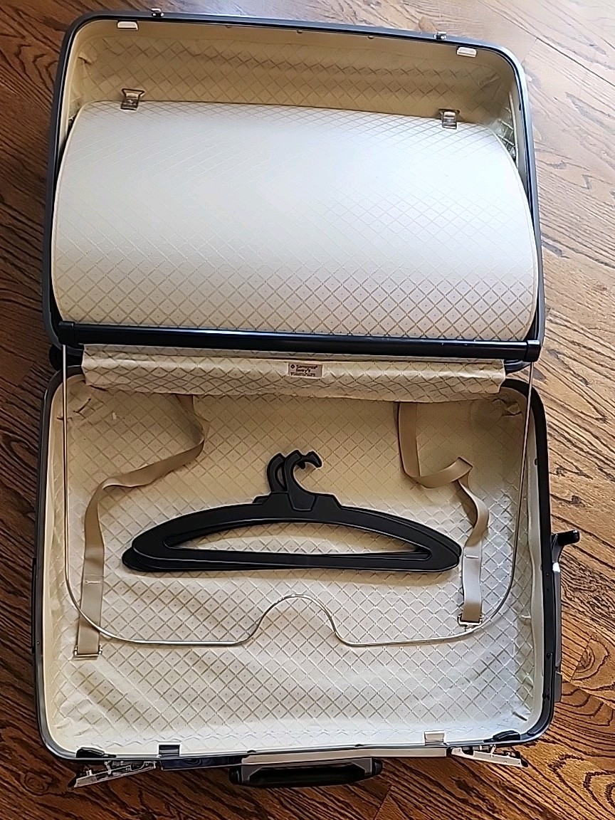 Samsonite Vintage 80s Luggage Suitcase Original
