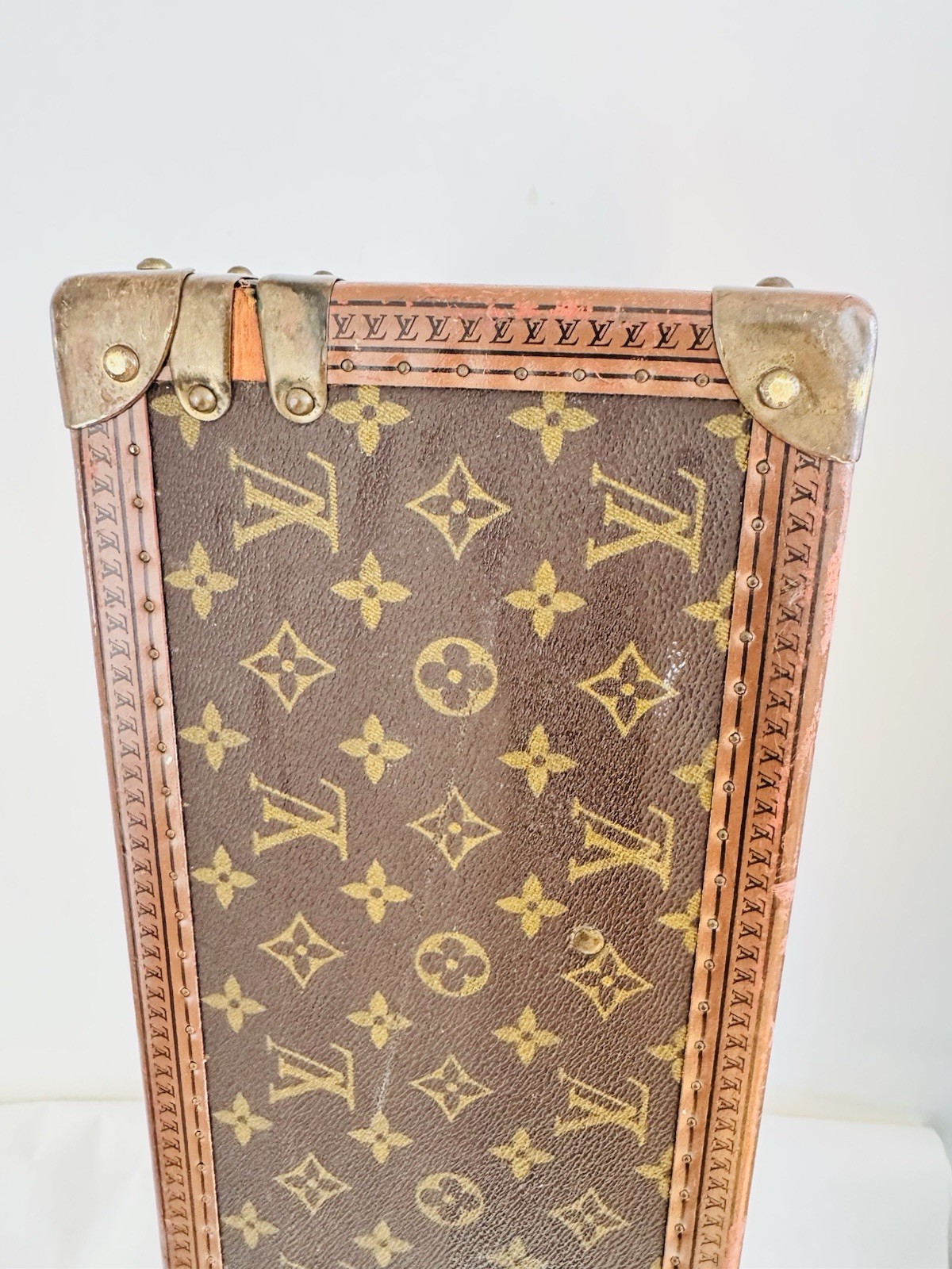 Authentic Louis Vuitton Alzer 65 Vintage Monogram Suitcase Trunk