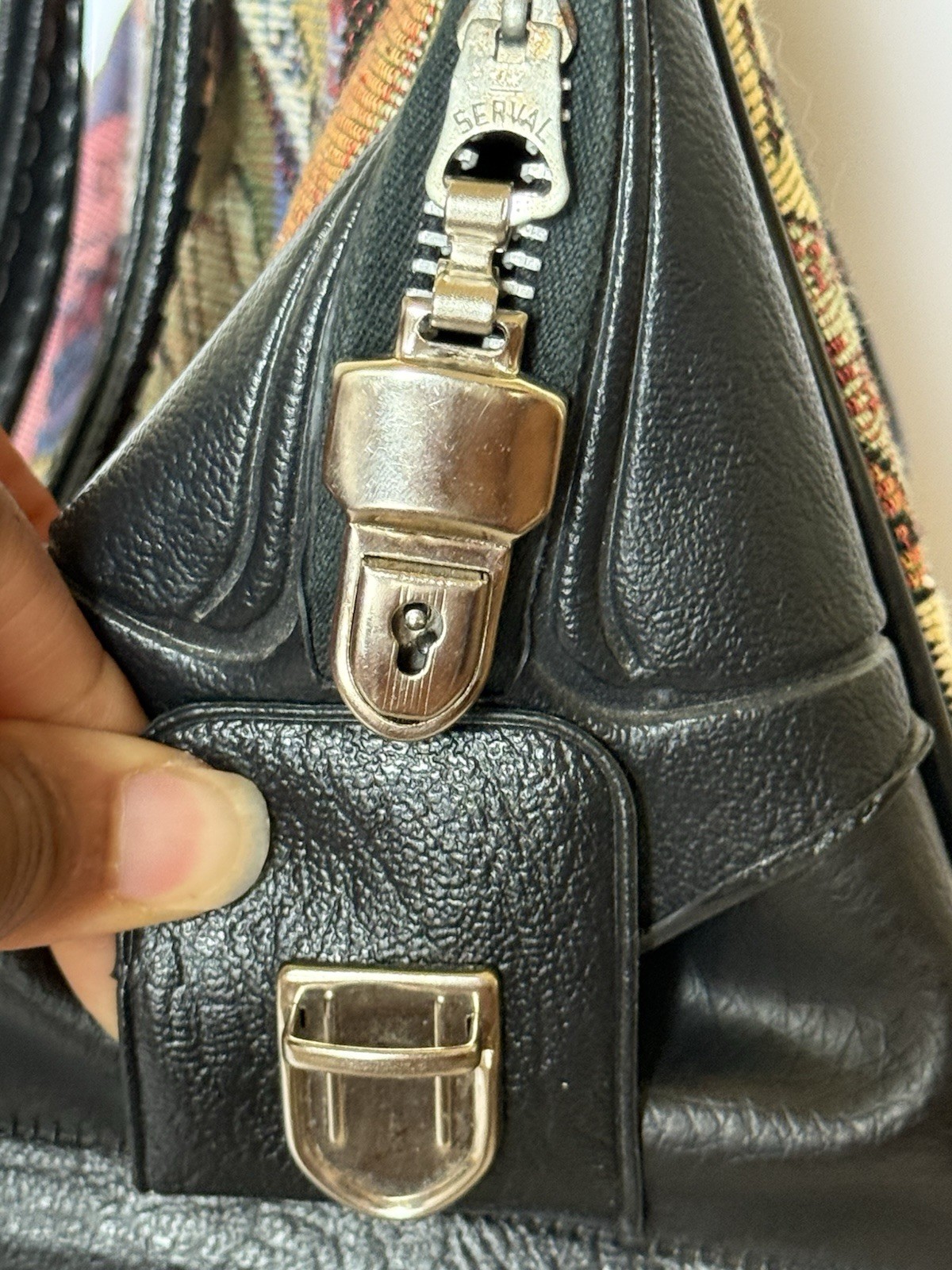 1960s Vintage World Traveler Weekend Bag, TWA Travel Bag
