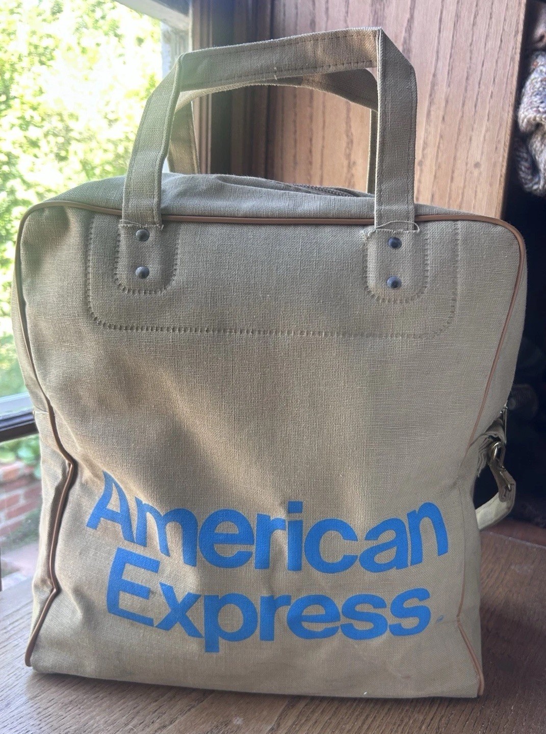 Vintage NEW American Express Credit Travel Services Tote Bag Canvas