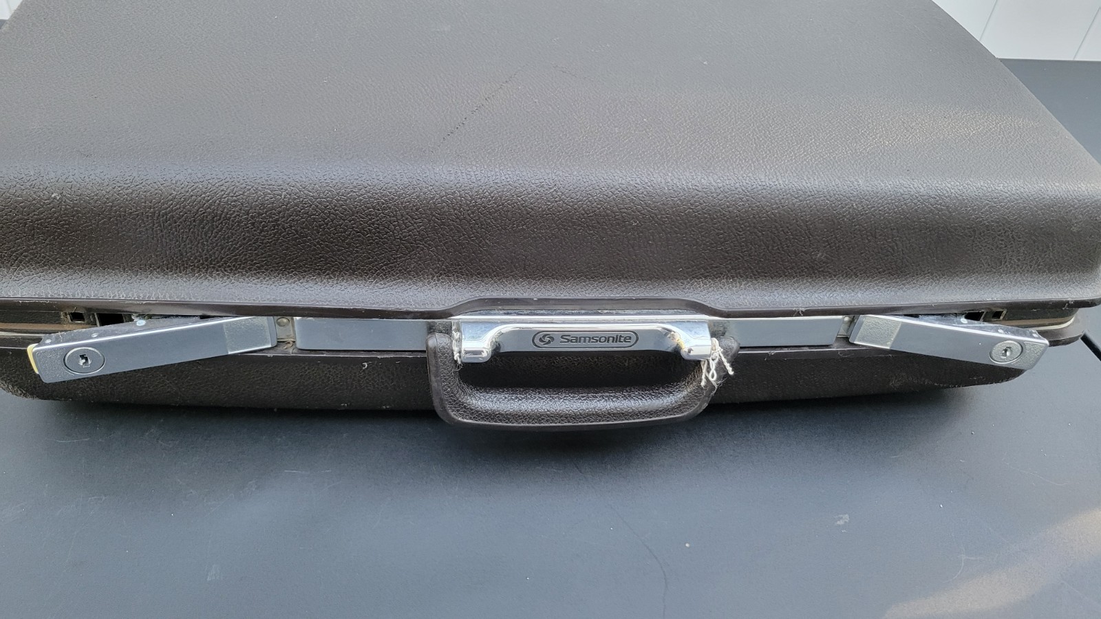 Vintage Samsonite Concord Brown Hard Shell Suitcase Travel Case 21” USA Classic