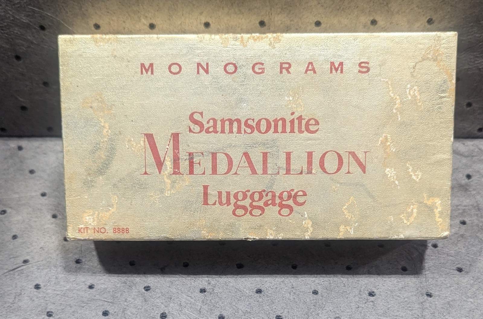 Vintage Samsonite Luggage Medallions W/Original Boxes