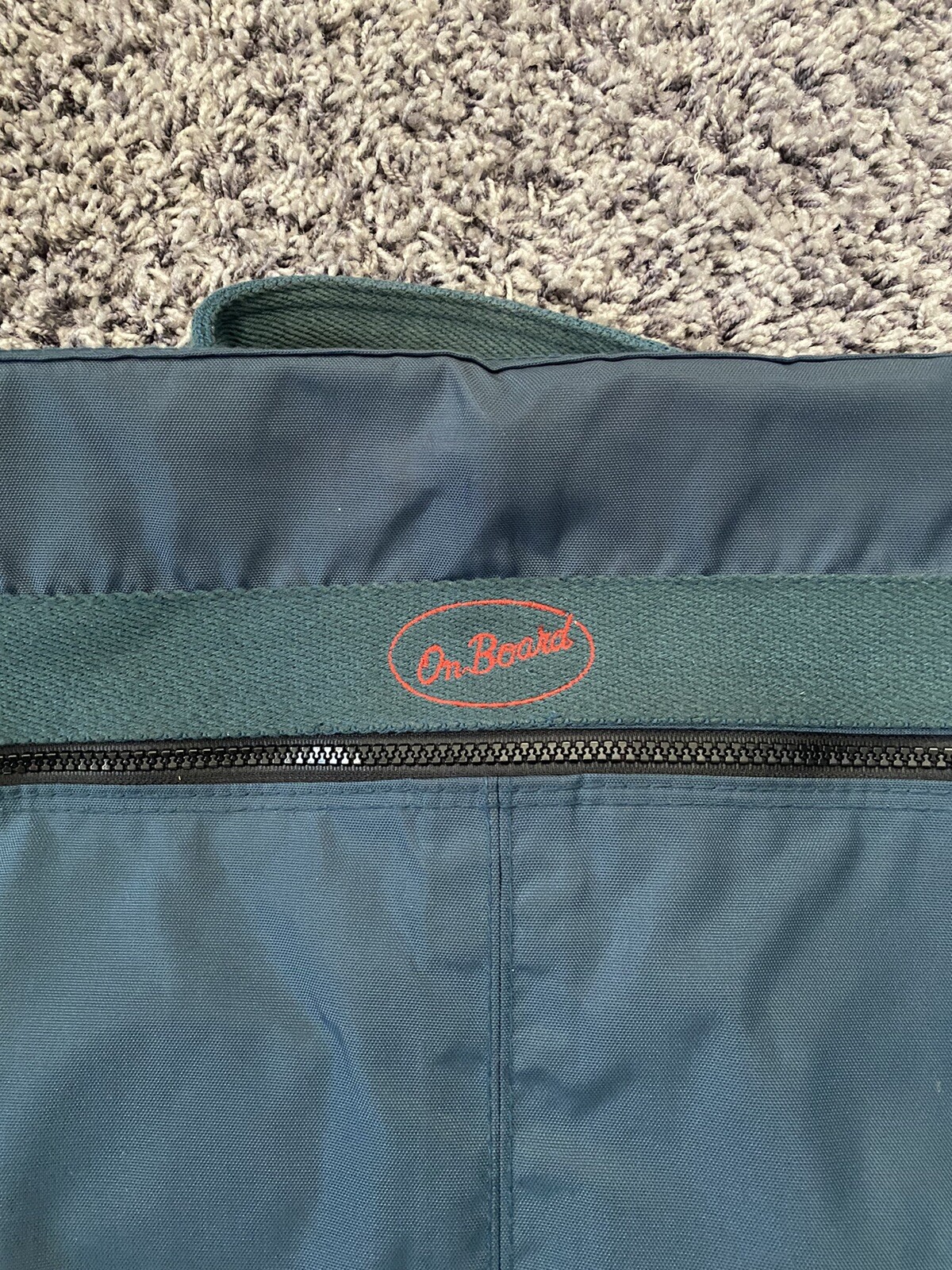 Vintage 90’s ON BOARD Blue Nylon Canvas Garment Bag