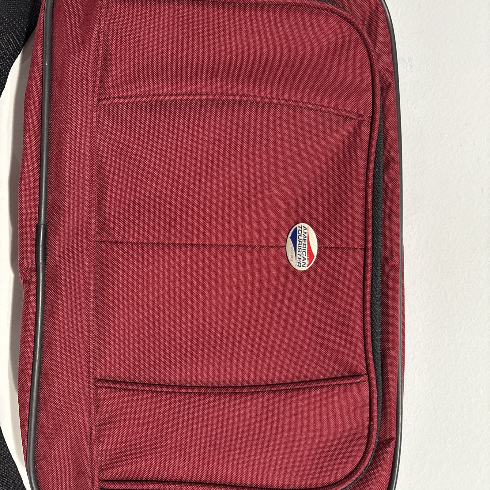 Vintage Sears, Roebuck and Co. Burgandy American Tourister Shoulder Carry-On Bag