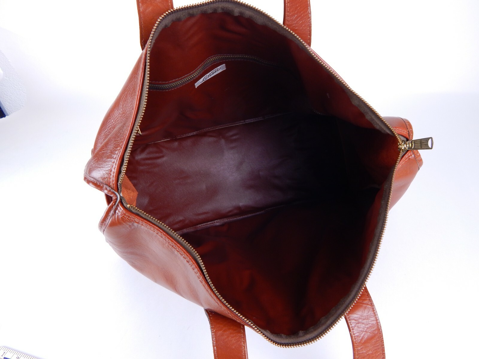 Vintage Letisse Leather Soft Carry On & Brief Case Brown/Rust