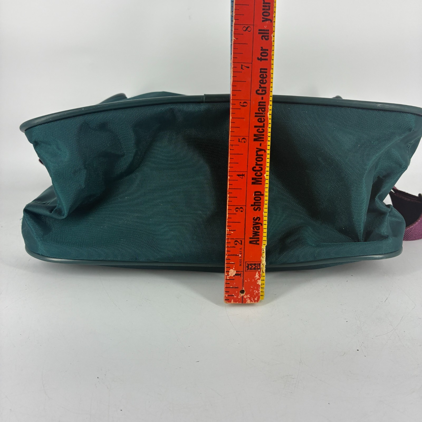 Vtg 1987 Samsonite Carrypak 37 CarryOn Shoulder Crossbody Bag Teal Purple