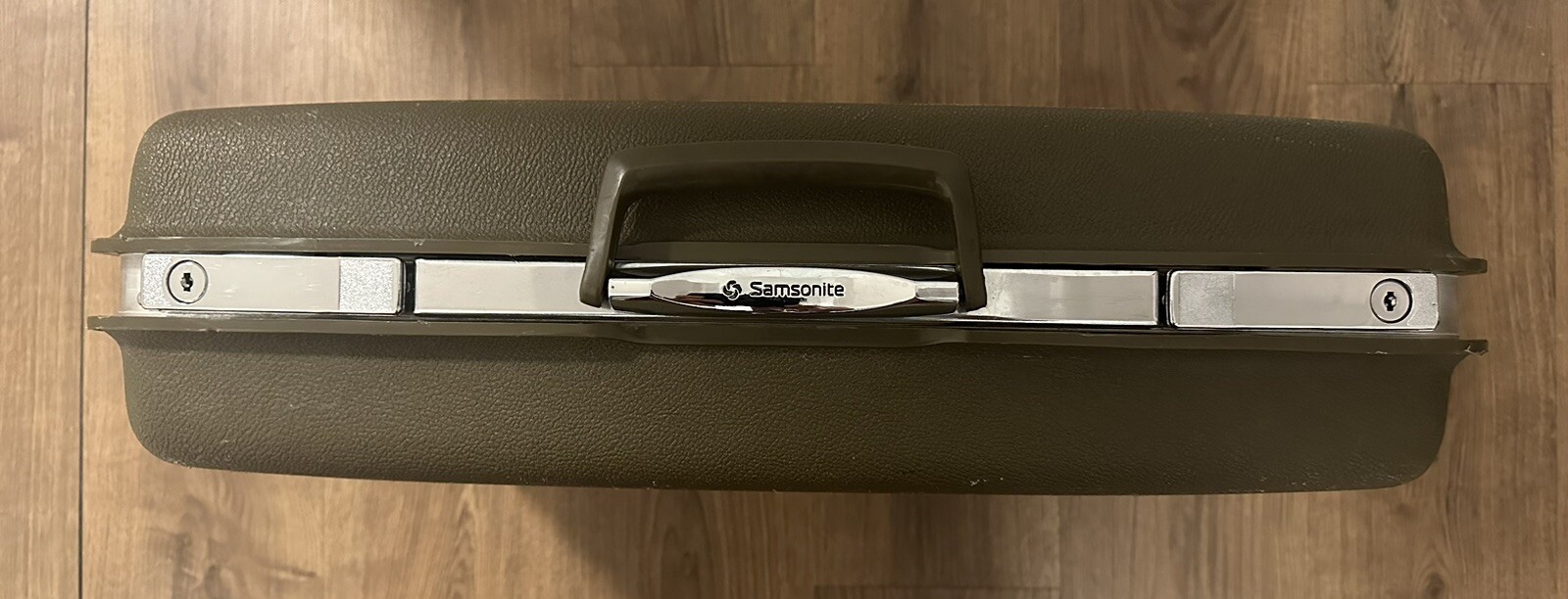 Vintage SAMSONITE SATURN II Hard Shell SUITCASE Make Up Carrier LUGGAGE – No Key