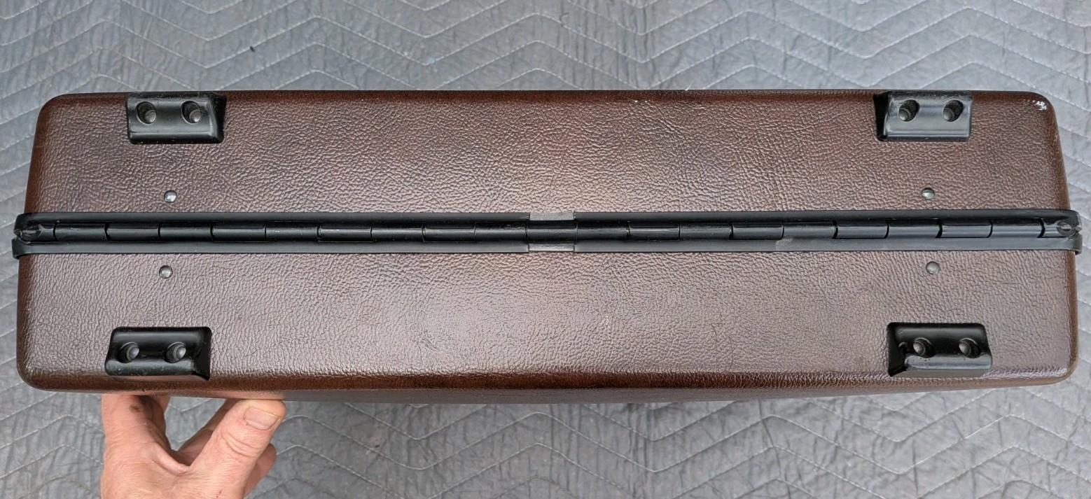Vintage Samsonite Accord ST Briefcase Attache Hard Case Brown Combo Lock 1980s