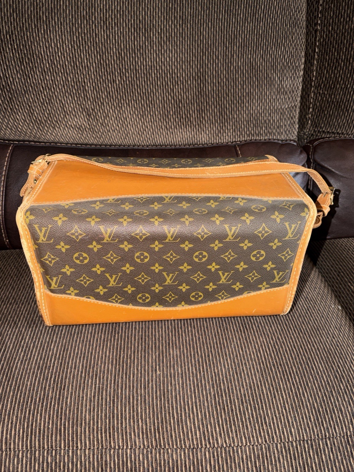 AUTHENTIC VTG Louis Vuitton French Company Train Case Make Up Rare Htf
