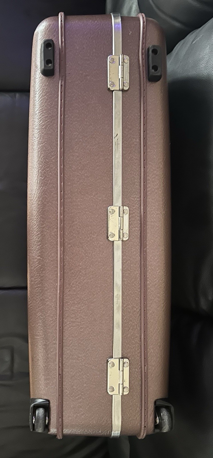 Vintage American Tourister Mid-Century Large Locking Hardshell Travel Suitcase