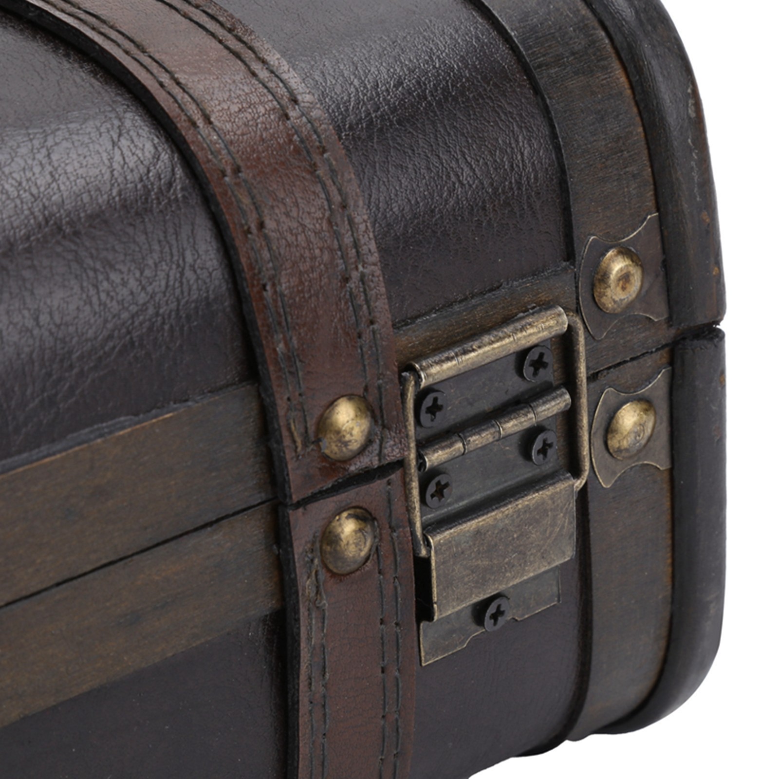 Retro Suitcase Wooden Storage Box Studio Decoration Window Display N