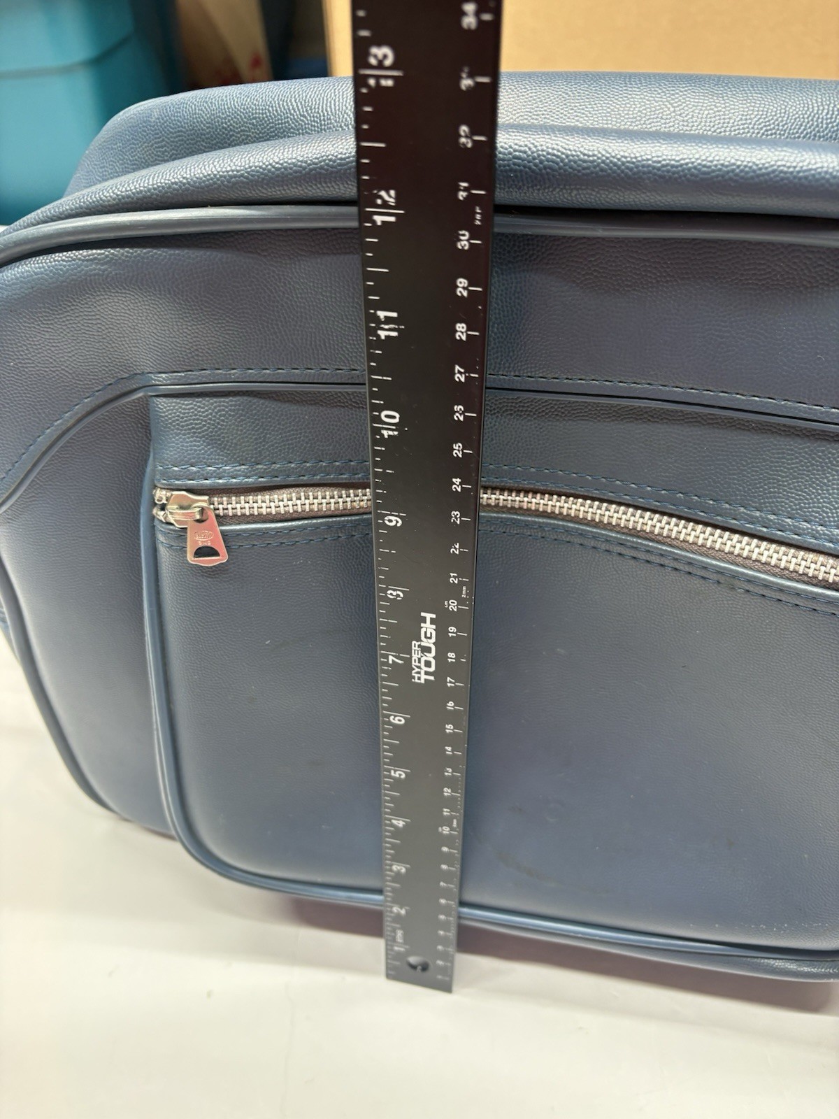 Vintage Escort American Tourister Flight Bag Blue Shoulder Travel Carry On 70s