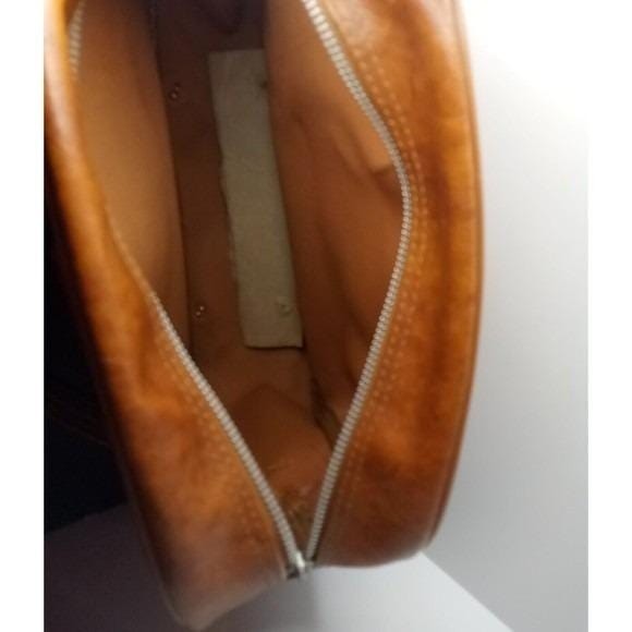 VTG Seward Luggage Brown Leather shoulder bag made In U.S.A