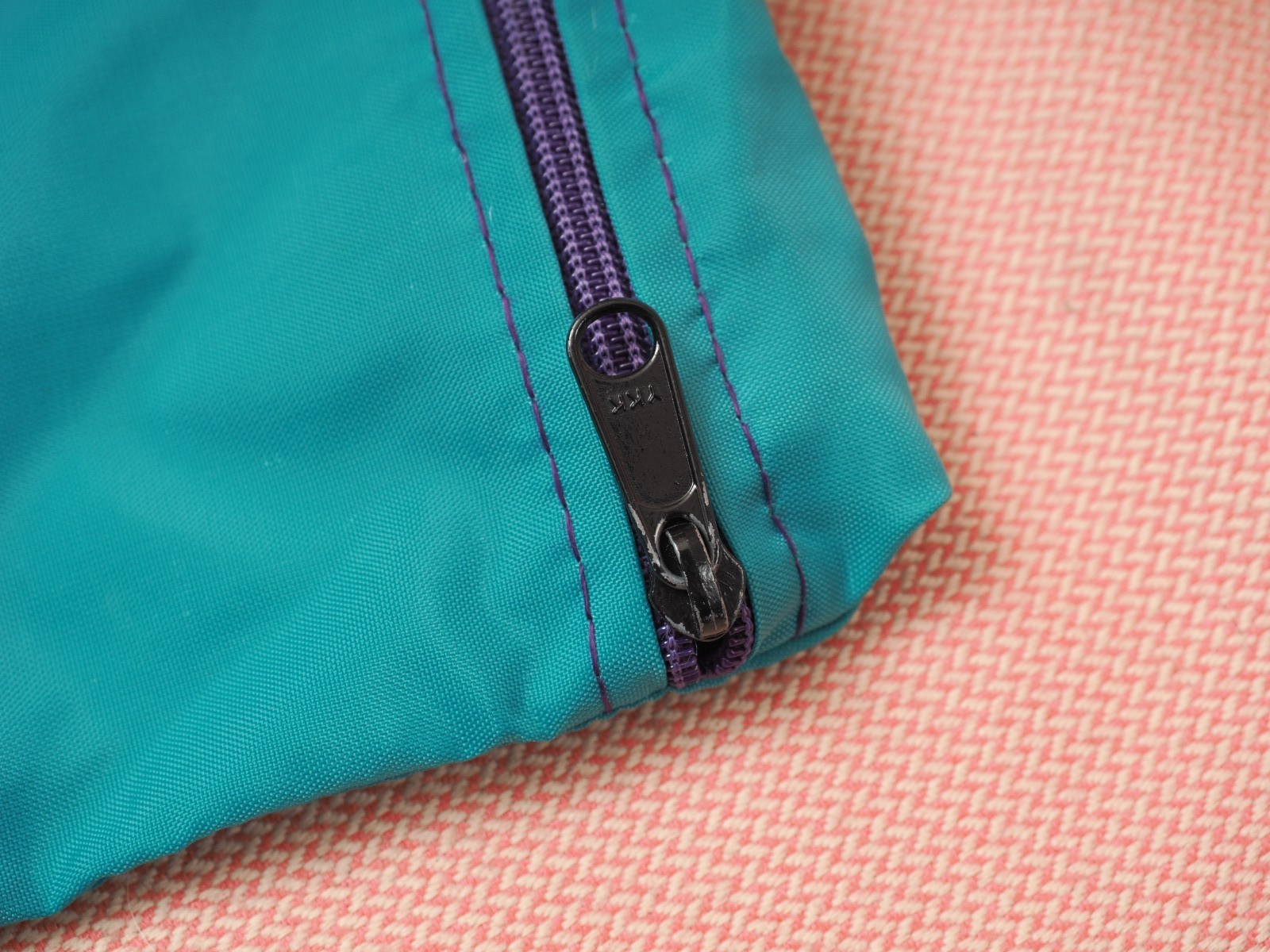 Vintage Bag Teal and Purple National Town Meeting on Main Street Milwaukee 1993