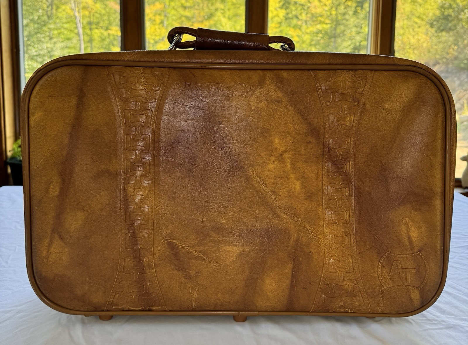 Vintage American Tourister Brown Attache Briefcase Carry On Luggage Retro