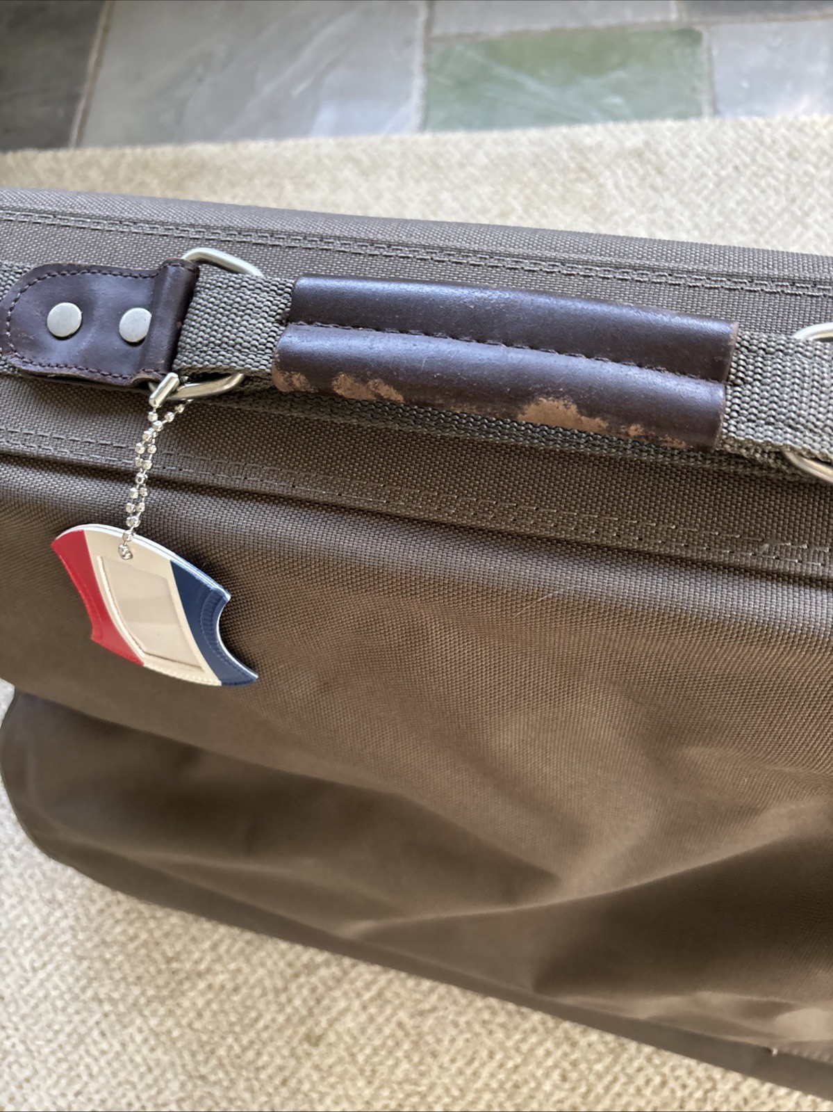 Vintage American Tourister Folding Luggage Garment Bag Has Shoulder Strap