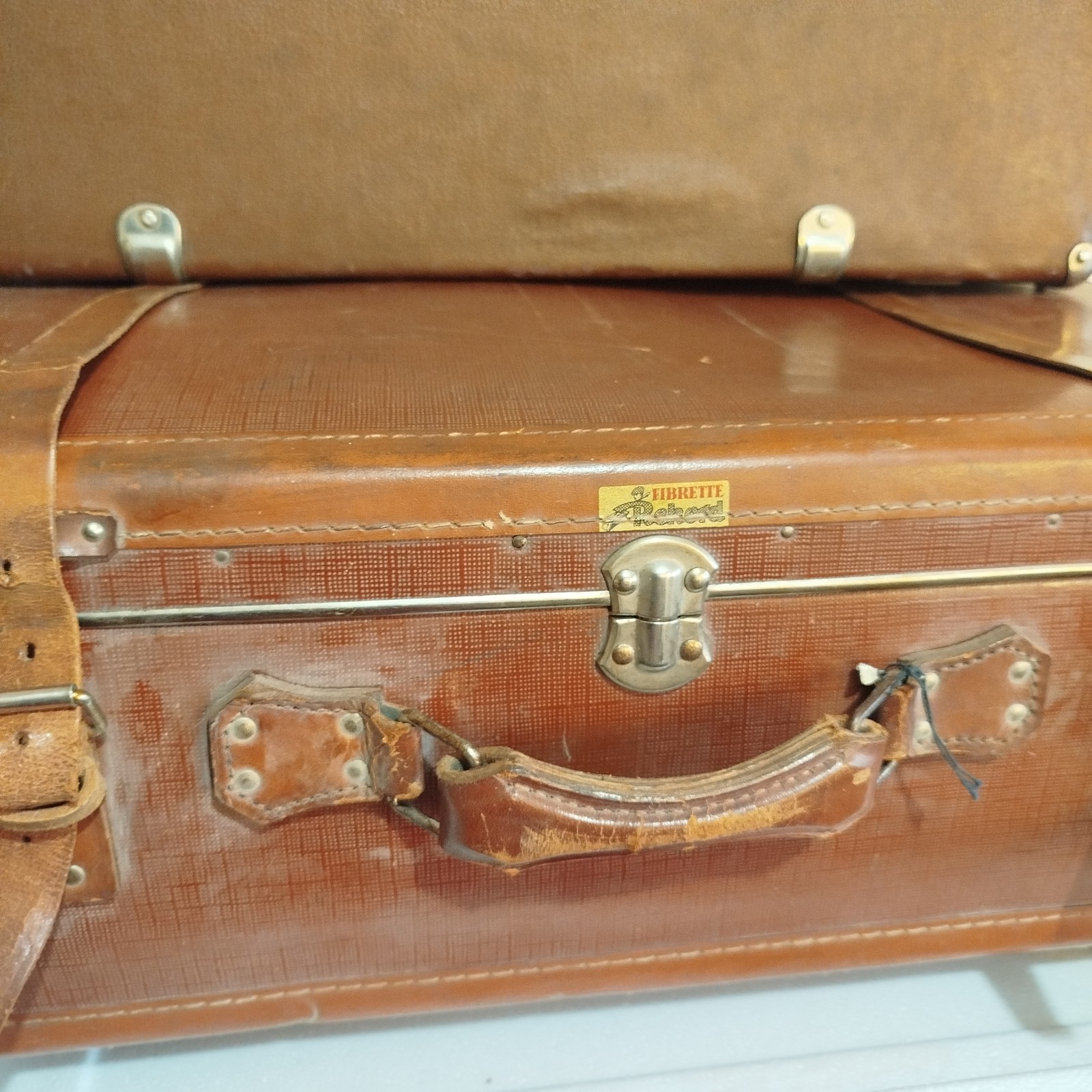Vintage Suitcase 50s Retro Overseas Suitcase Mid Century Wardrobe Suitcase