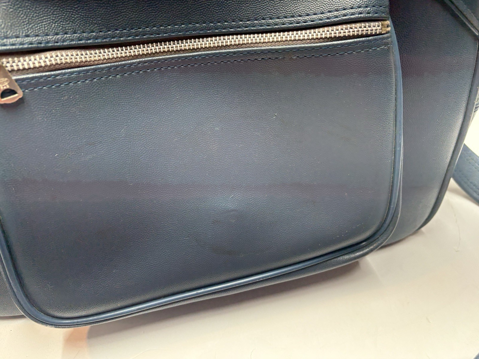 Vintage Escort American Tourister Flight Bag Blue Shoulder Travel Carry On 70s