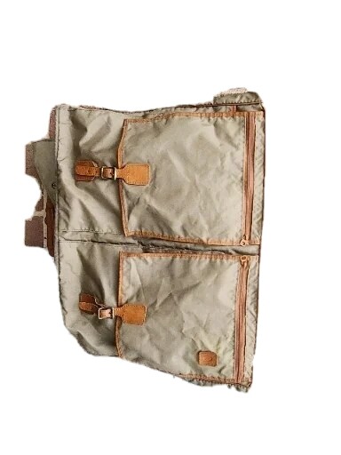 HARTMANN SUIT/GARMENT BAG Ballistic NYLON LEATHER TRIM Vintage.