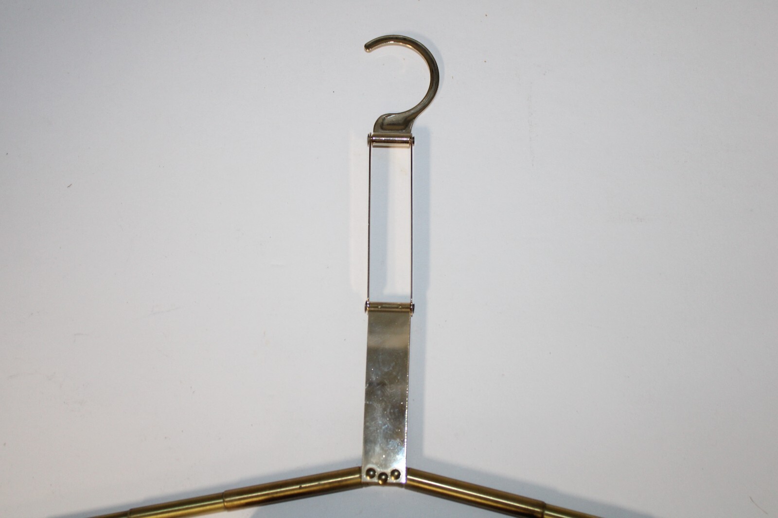 Vintage Travel Accessory, Traveling Companions 14k gold plated garment hanger