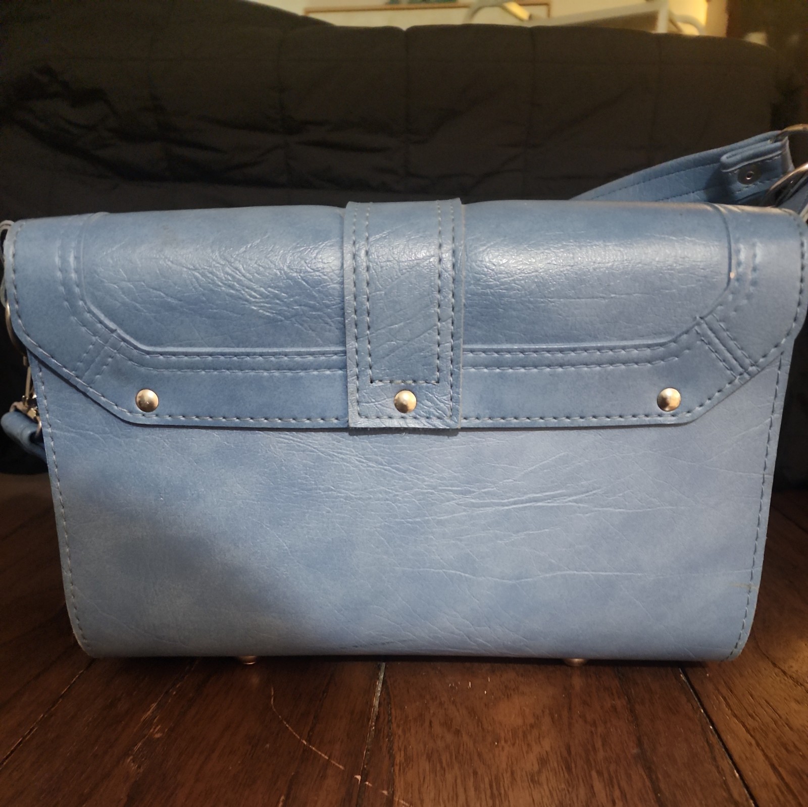 Vintage Samsonite Scandia Carry On Blue Shoulder Bag/ Diaper Bag?