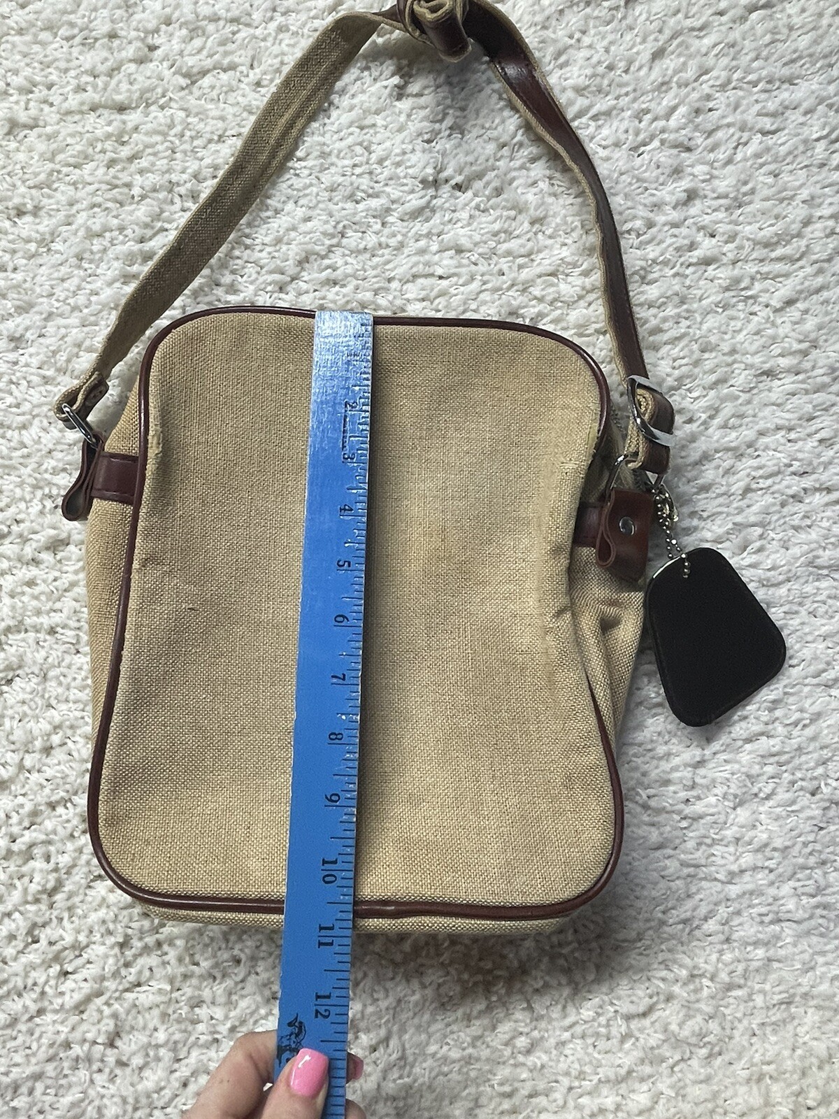Samsonite Vintage Shoulder Bag Travel Khaki Tan brown luggage Airline Carry On