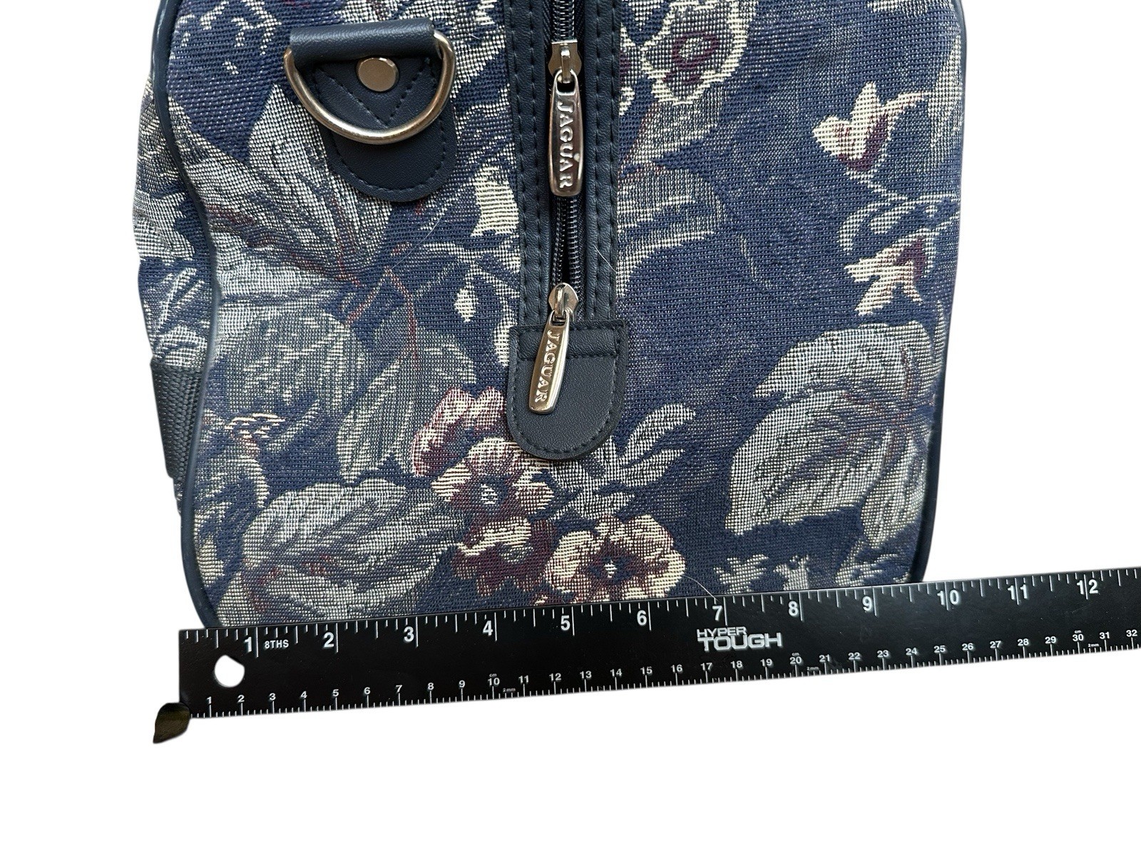 Vintage Jaguar 90s Y2K Floral Tapestry Luggage Set Travel Bag Travelcore