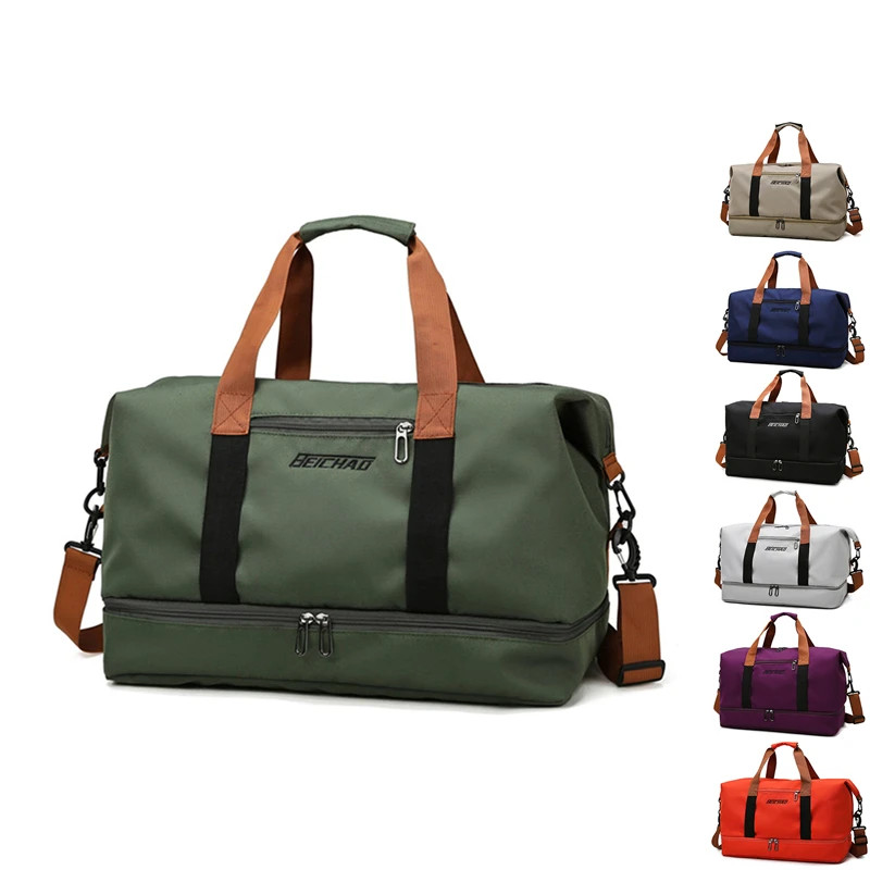 Travel Bag Male Female Large-Capacity Hand Luggage Dry-Wet Separation Sports