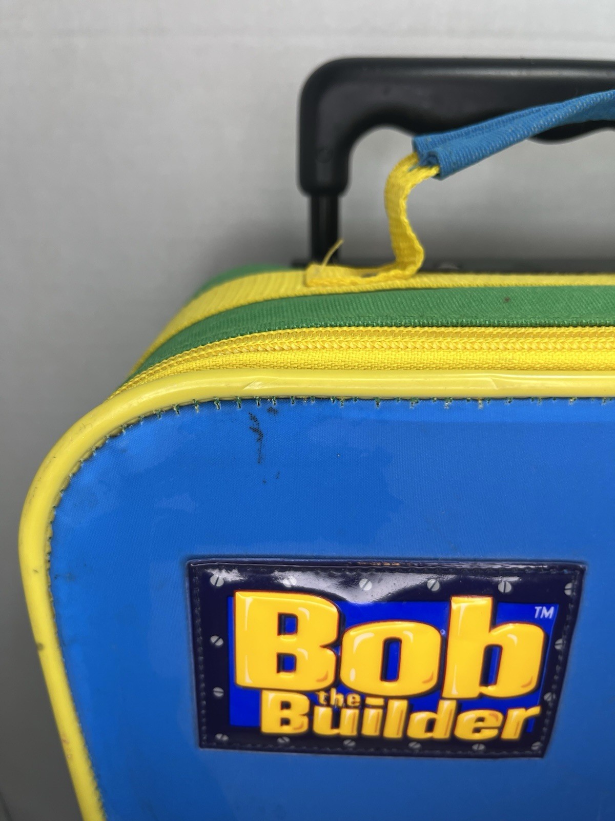 Vintage Bob The Builder Suitcase With Wheels And Handles
