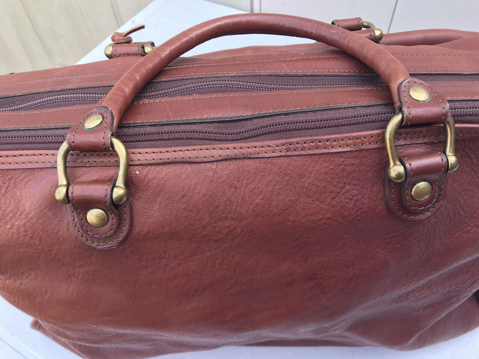 Vintage~ Hartmann ~ Belting Leather Carry On Luggage + Lock Key