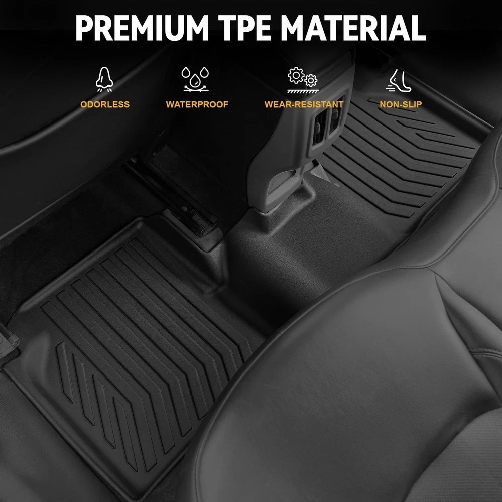 Floor Mats for Jeep Compass 2017-2025, All Weather Floor Mats Trunk Cargo Lin…